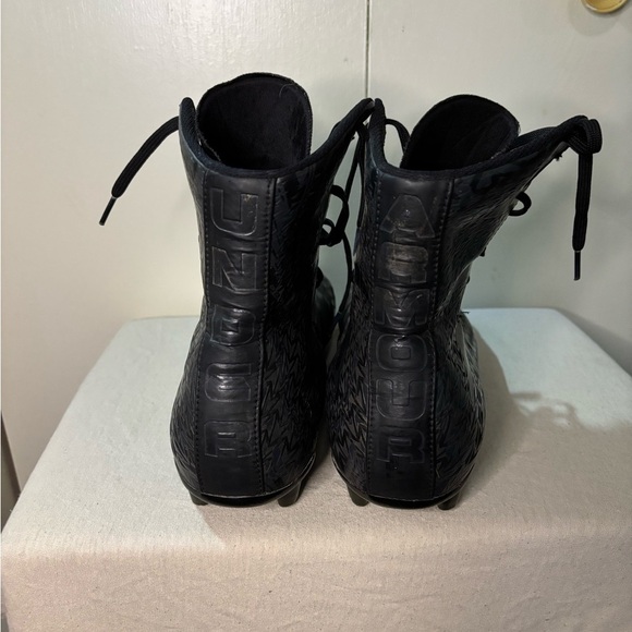 Under Armour Football Cleat Triple Black size 12 - Picture 3 of 6